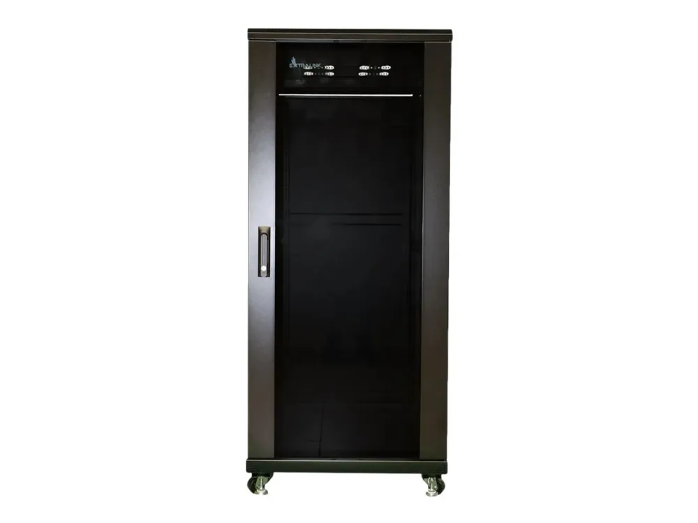 Extralink - Rack kabinet - 800x800 mm - gulvstående - sort - 37U - 19