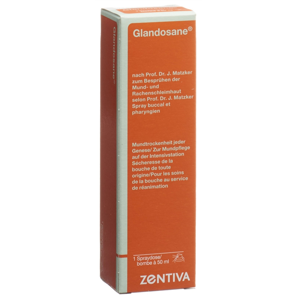Glandosane Spray neutral Aeros Spr 50 ml<br>50 ml, Aerosol Spray, Spray zur Anwendung in der Mundhöhle, Lösung, neutral
