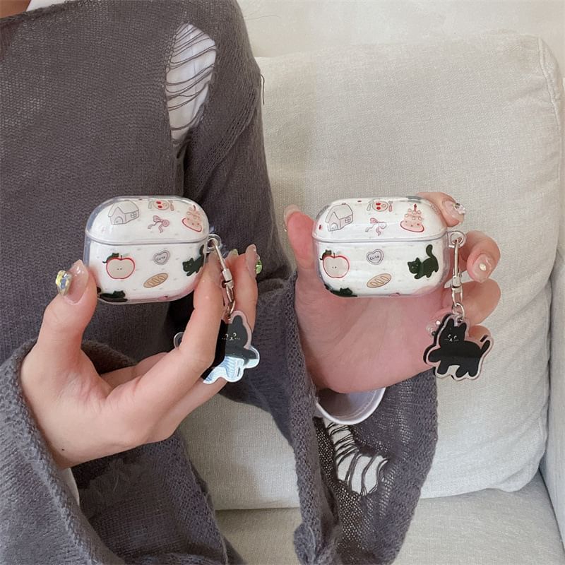 VanDi - Cat AirPods / Pro oortelefoonhoesje met bedel