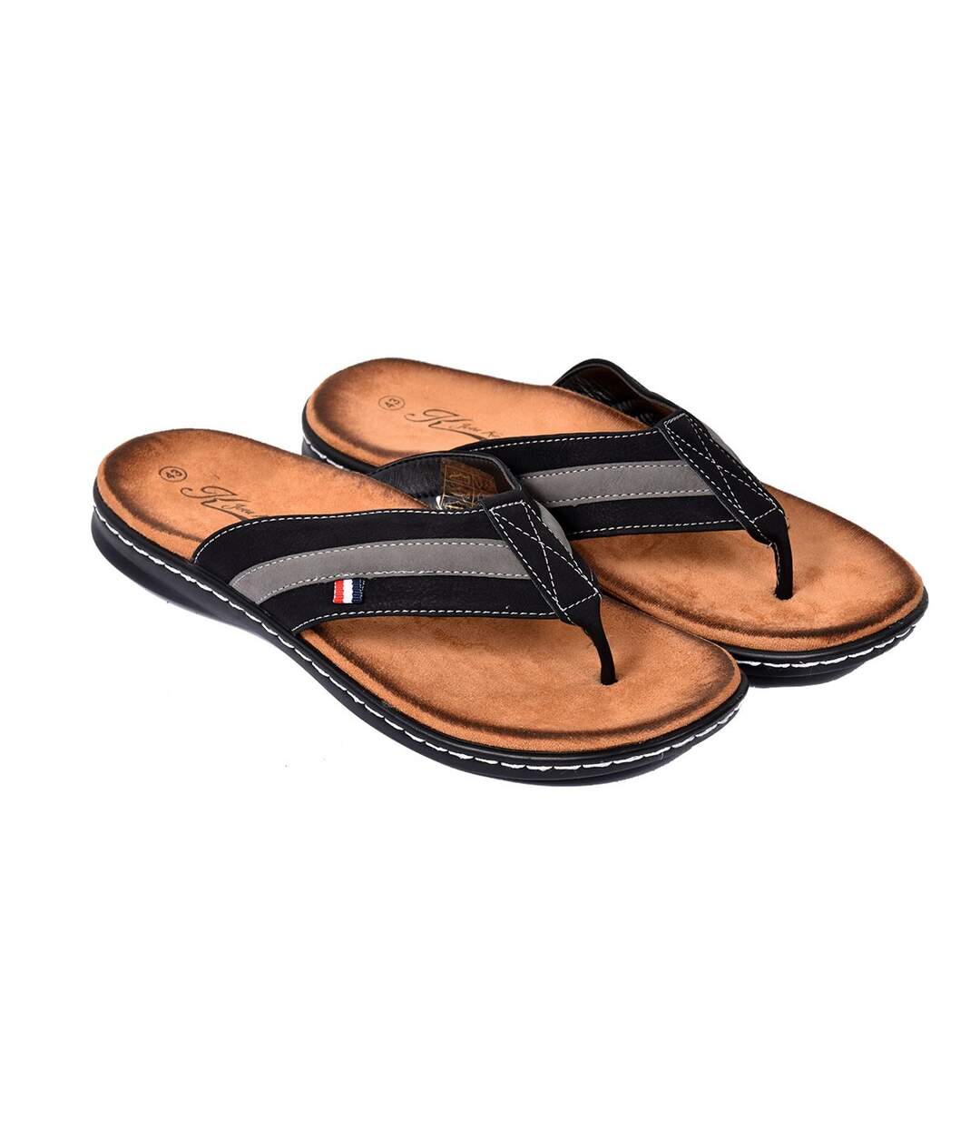 Tong Homme PREMIUM- Chaussure d'été Qualité et Confort - SU2570 NOIR