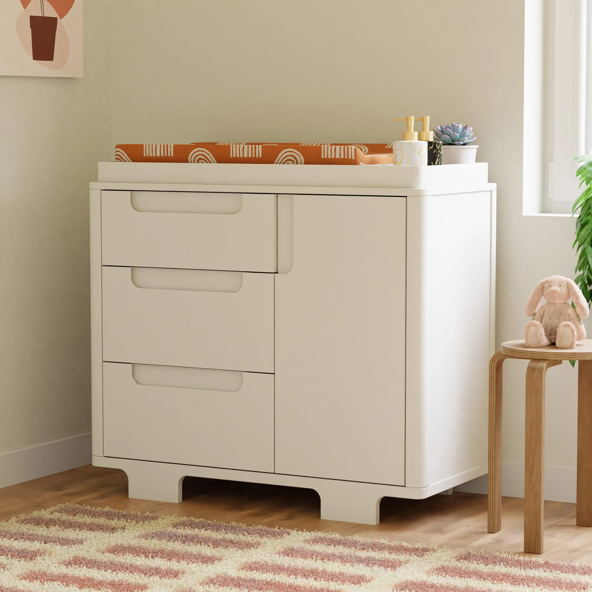 Babyletto Meuble à Langer 3-Tiroirs Yuzu - Blanc