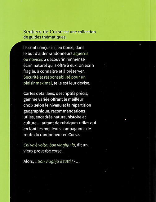 ALBIANA - CORSE 89 BALADES ET RANDONNEES TOURS GENOISES
