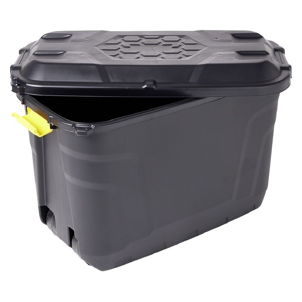Box de rangement brico noir 110L