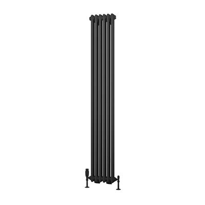 Eastbrook Rivassa 2 koloms verwarming 180x29,3cm Antraciet 933 watt