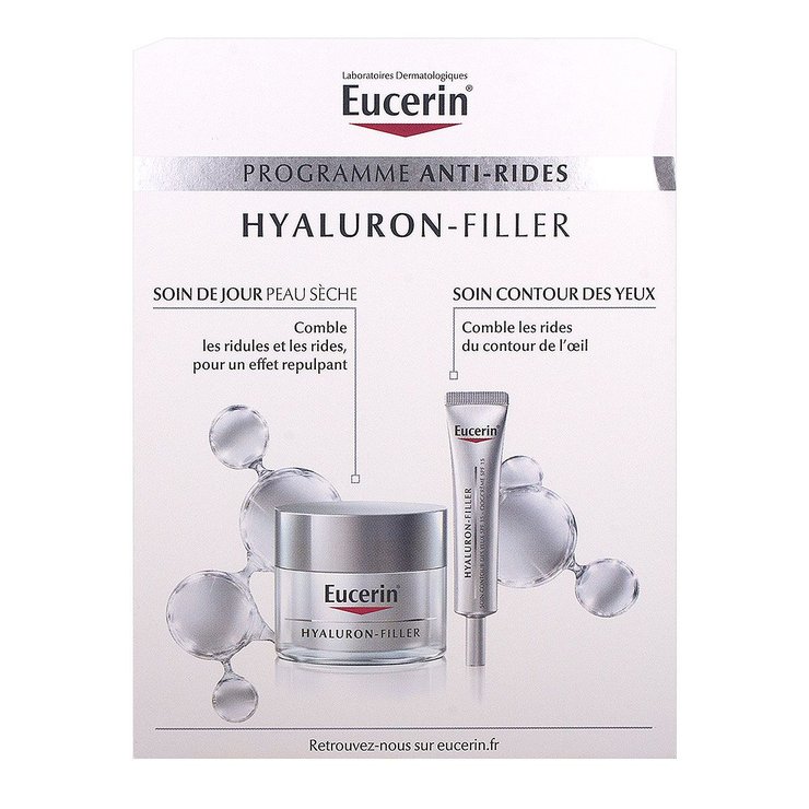 Hyaluron Filler peaux sèches SPF15 protection UVA 50ml + contour yeux offert 15ml