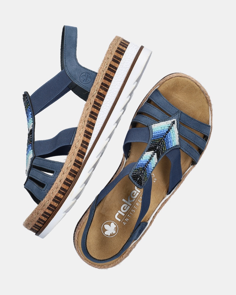 Rieker Sandalen  - blauw