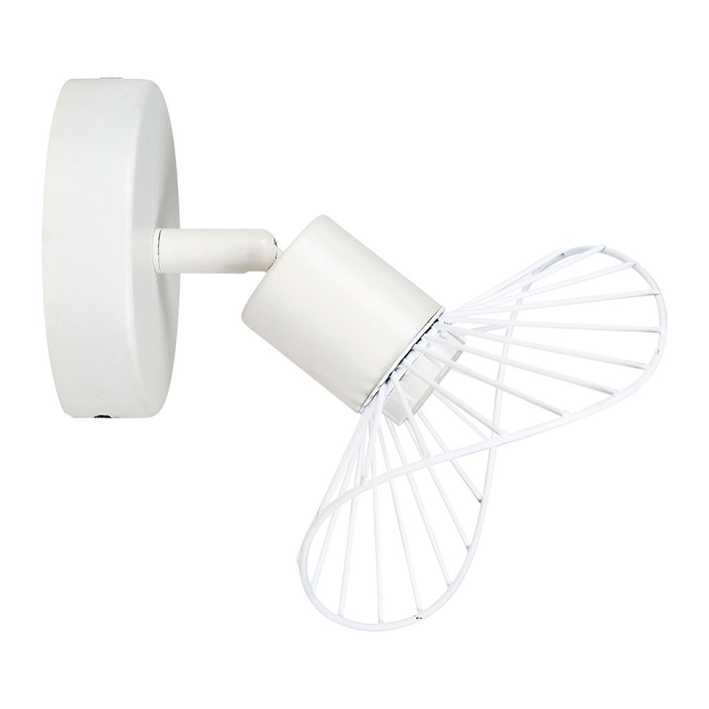 Spot patère CAPELINE blanc 15x17.5x12cm