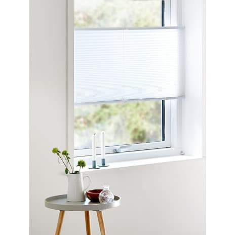 DEBEL Flex Plisségardin 50 x 130 cm - hvid