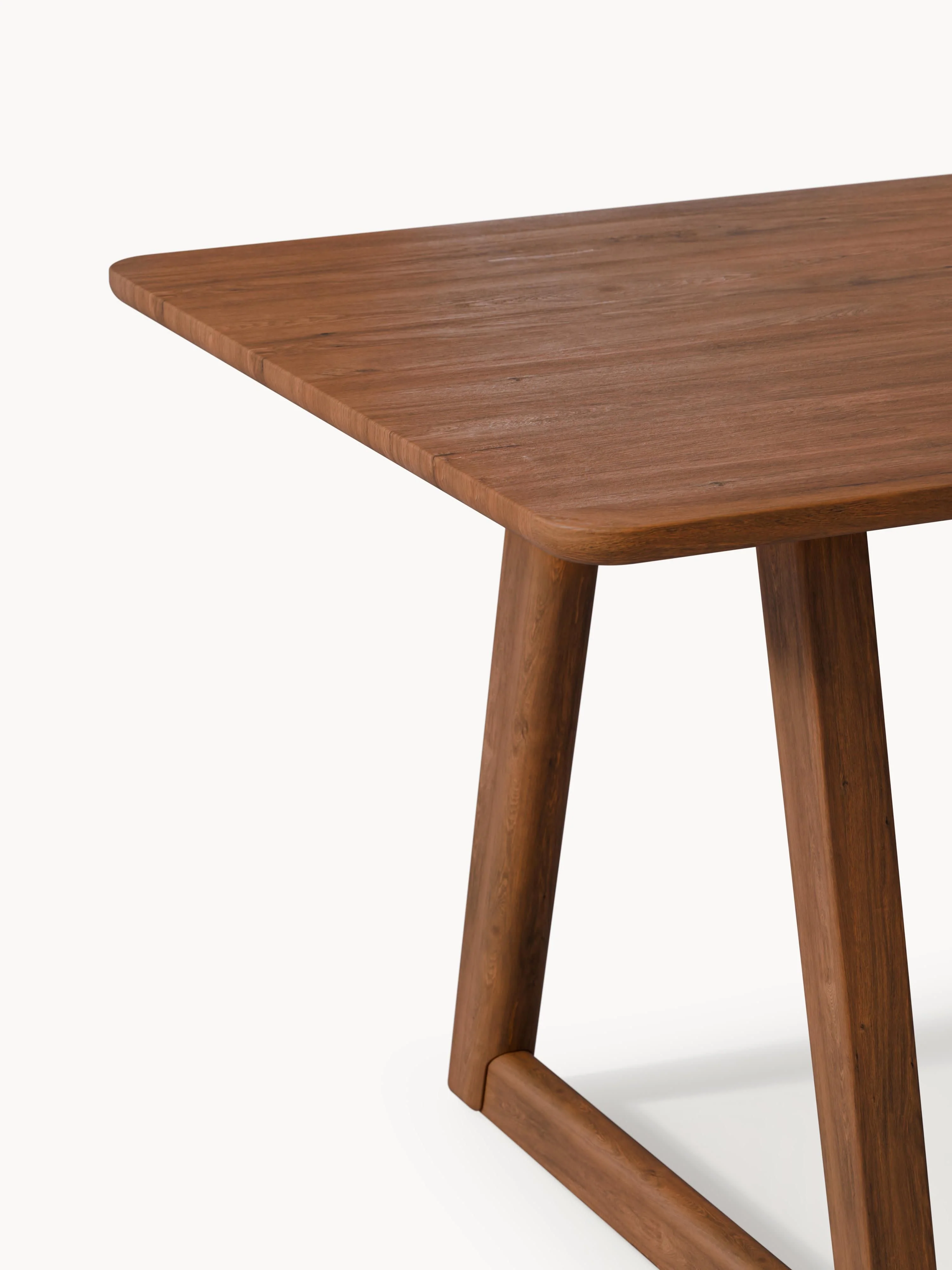 Eettafel Nik van eikenhout, in verschillende formaten