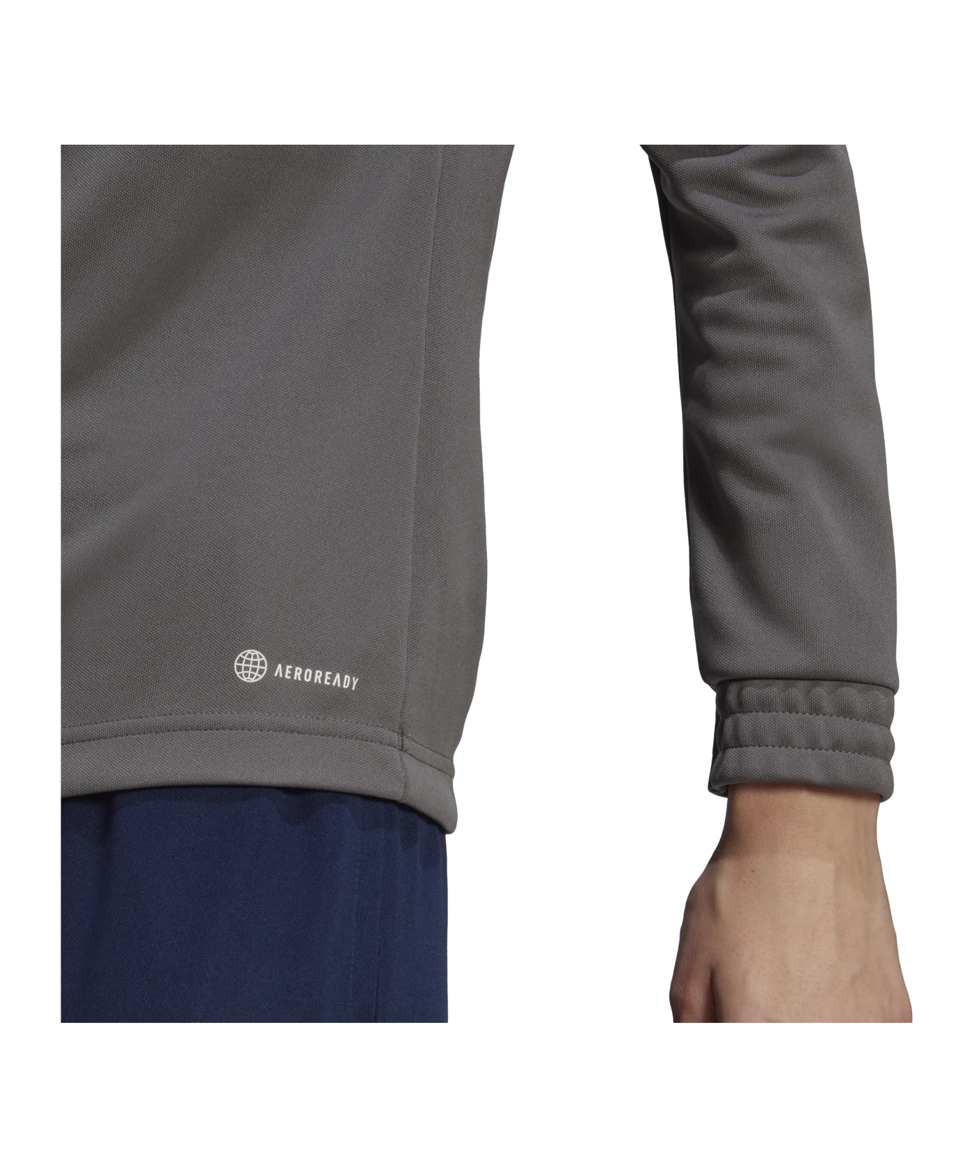 adidas Entrada 22 HalfZip Sweatshirt Damen Grau