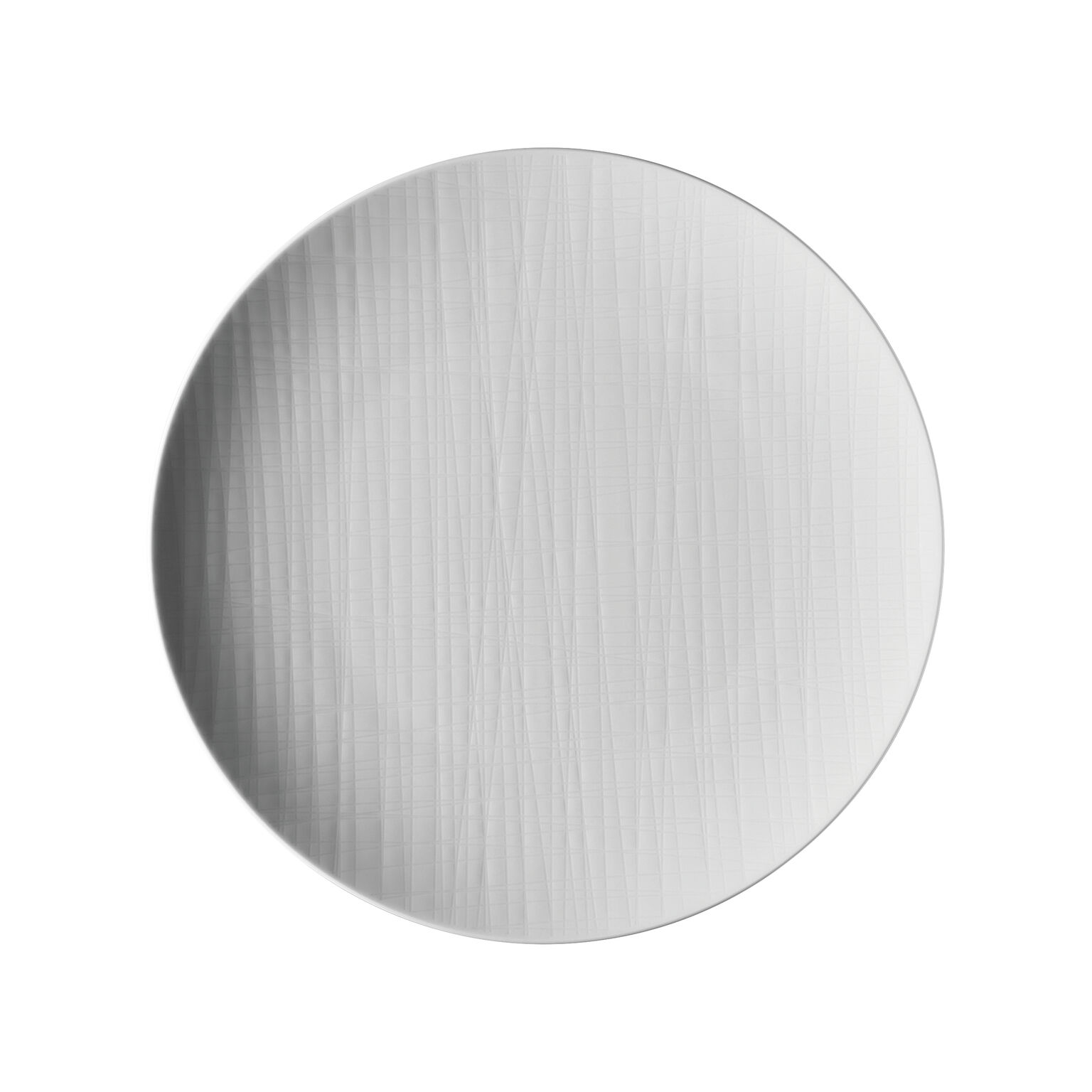 Mesh Weiss Teller 27 cm flach