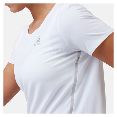 Maillot Manches Courtes Femme Odlo Zeroweight Chill-Tec Blanc