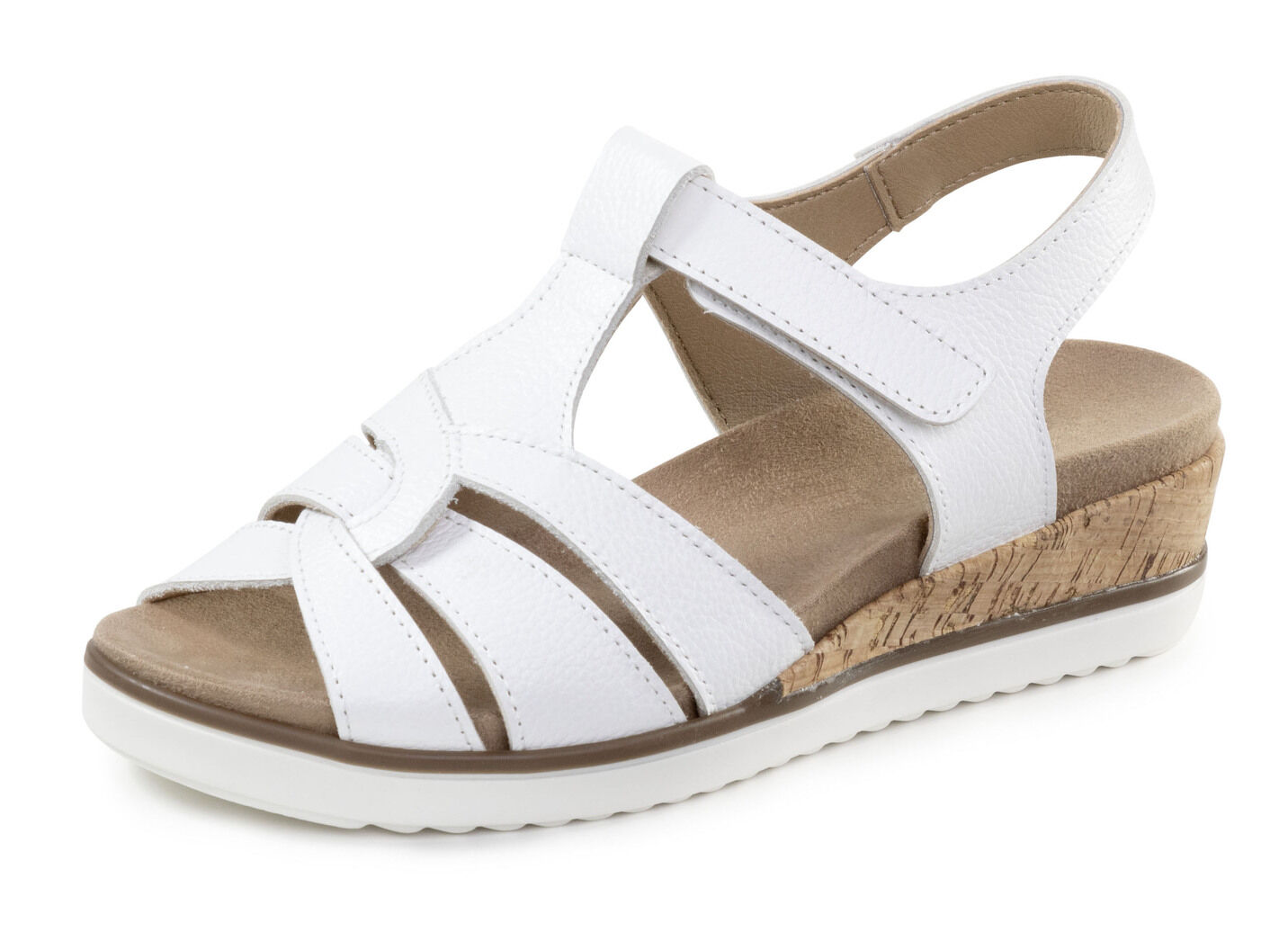 ELENA EDEN, bequeme Damen-Sandalen, Weite H, mit herausnehmbarem Fussbett