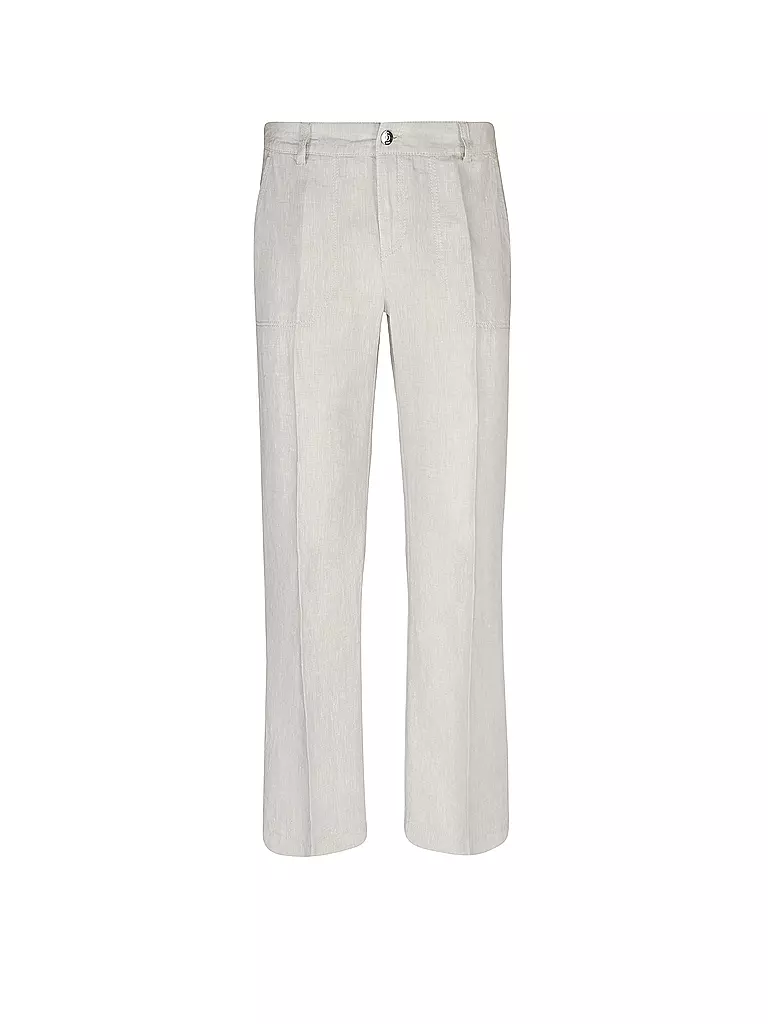 MAC Leinenhose NORA grau