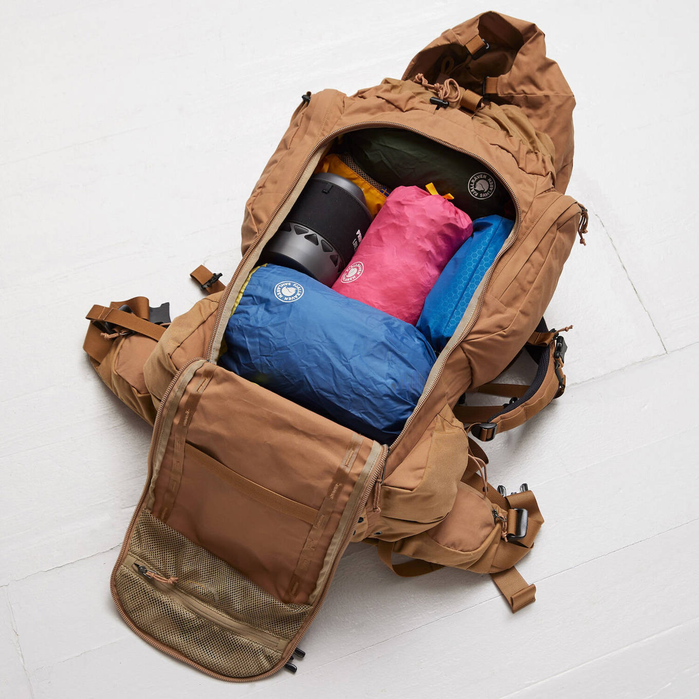 Fjällräven backpack Kajka 55L M/L bruin