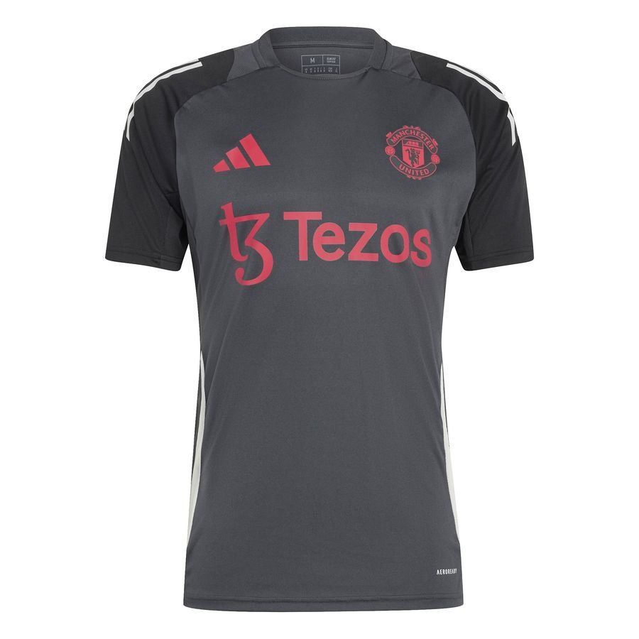 Manchester United T-shirt d'Entraînement Tiro 24 EU - Gris/Noir