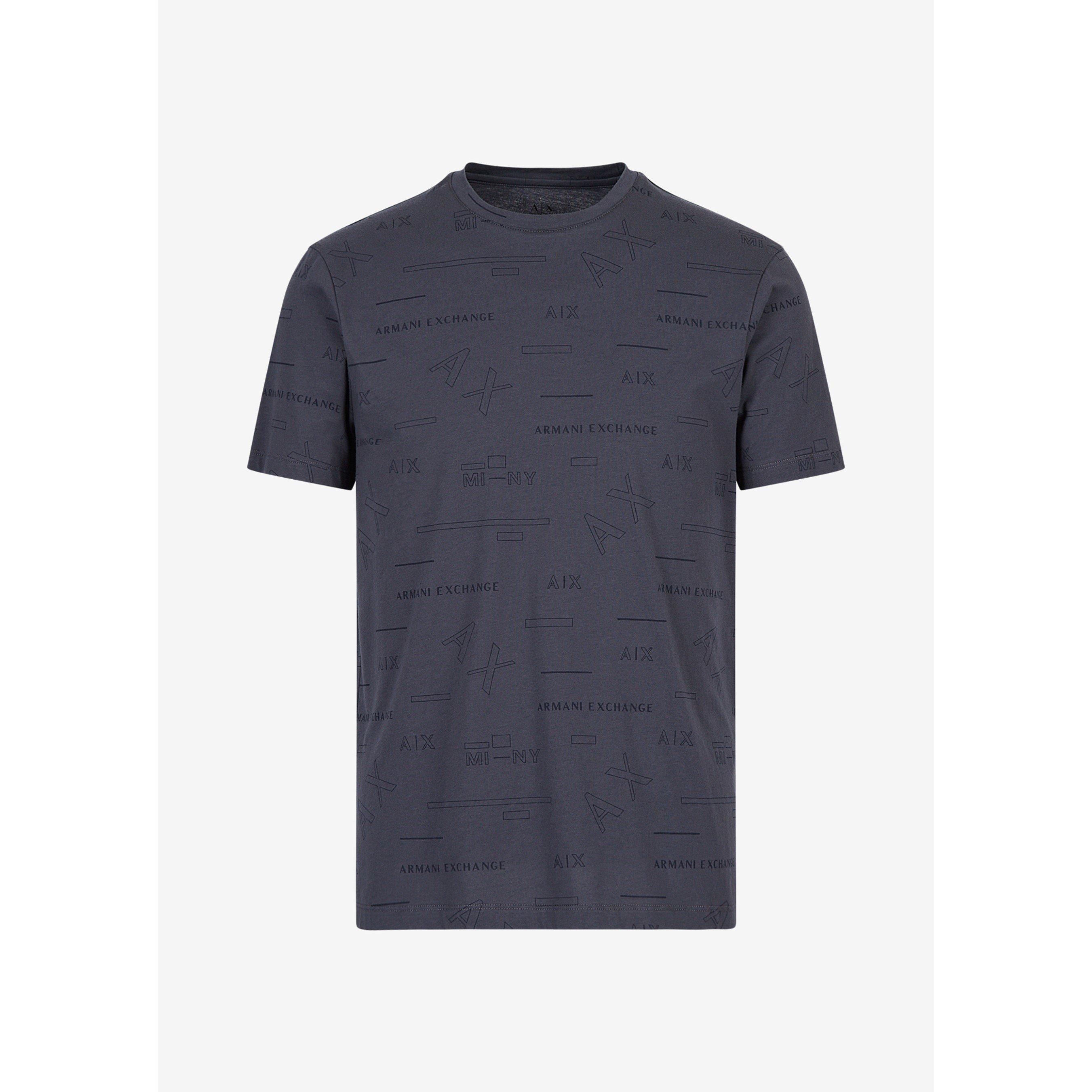 Armani Exchange All Over Print Logo T-Shirt