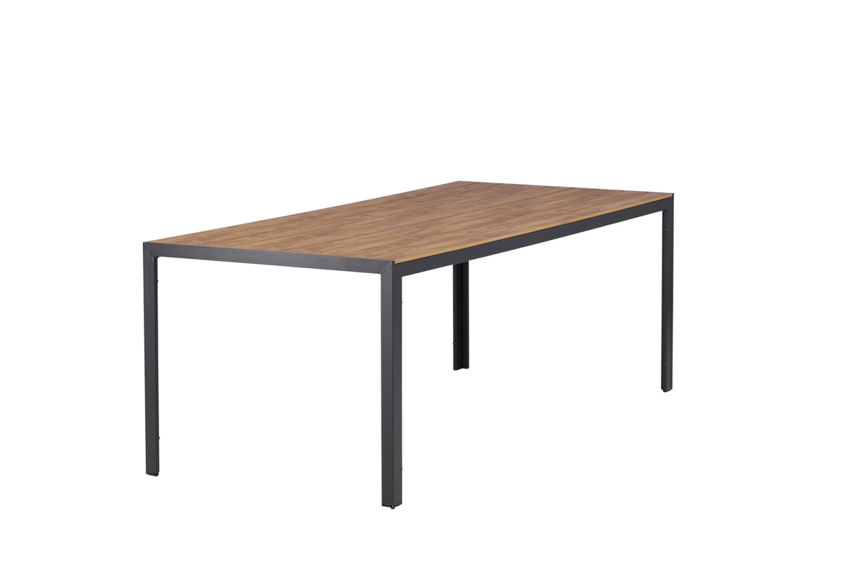 Tuintafel polywood Aaron - 205 x 90 cm Bruin