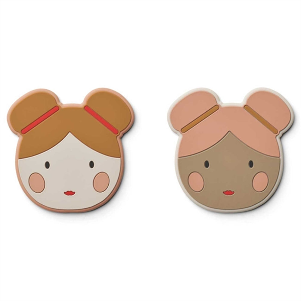 Bideringe Gia 2-pak Doll Sandy Multi Mix