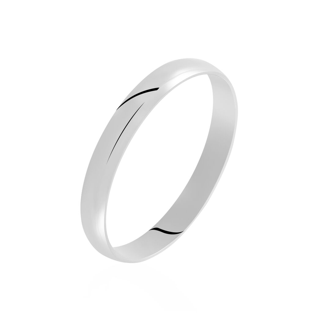 Alliance Celestyn Demi Jonc Classique Palladium Blanc
