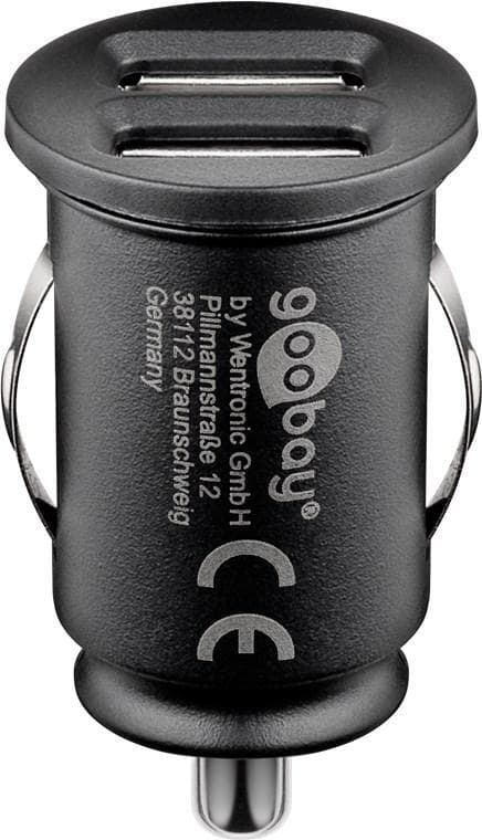 Goobay Dobbelt USB-biloplader (24 W)