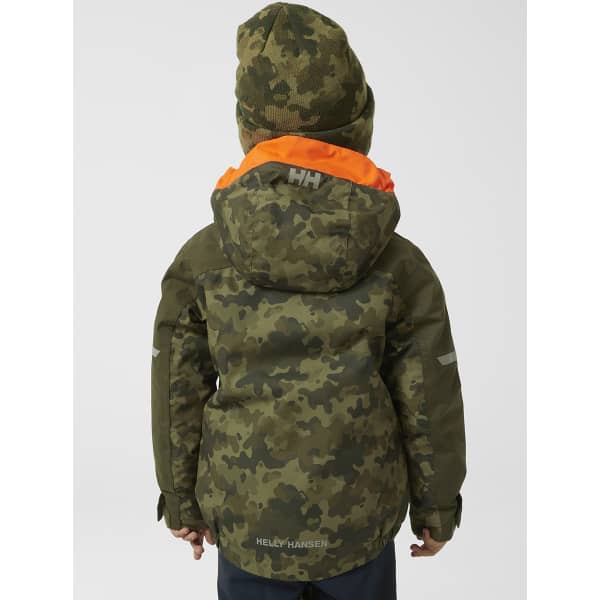 Veste de ski HELLY HANSEN K LEGEND 2.0 INS JKT UTILITY GREEN