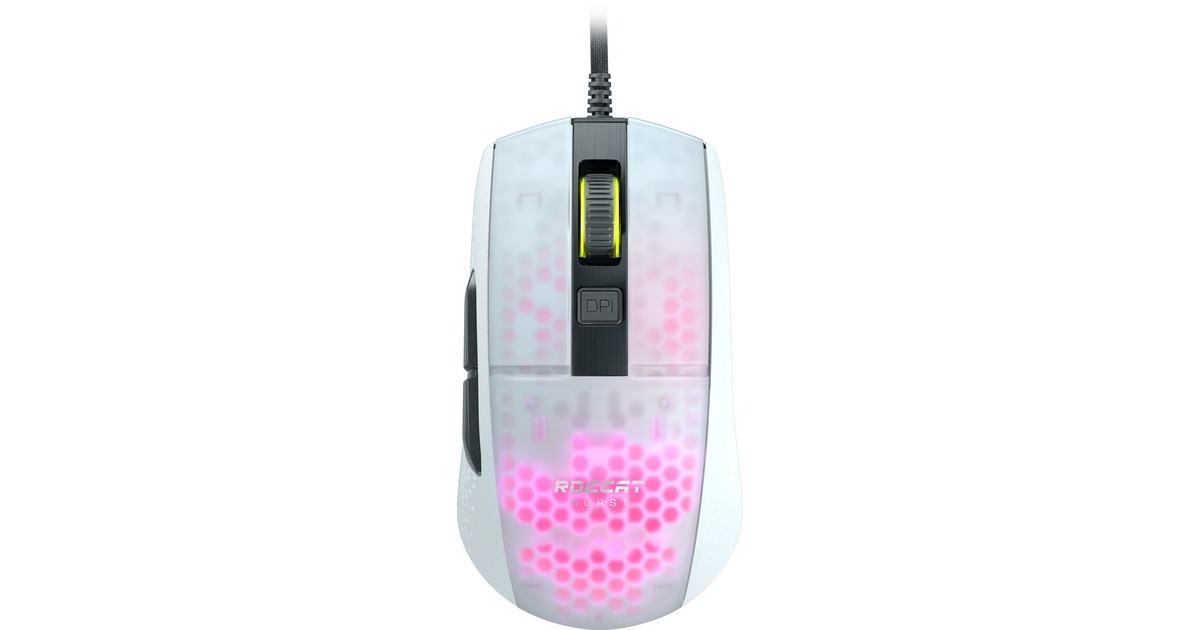 RoccatBurst Pro gaming muis  (Wit, 16000 dpi)