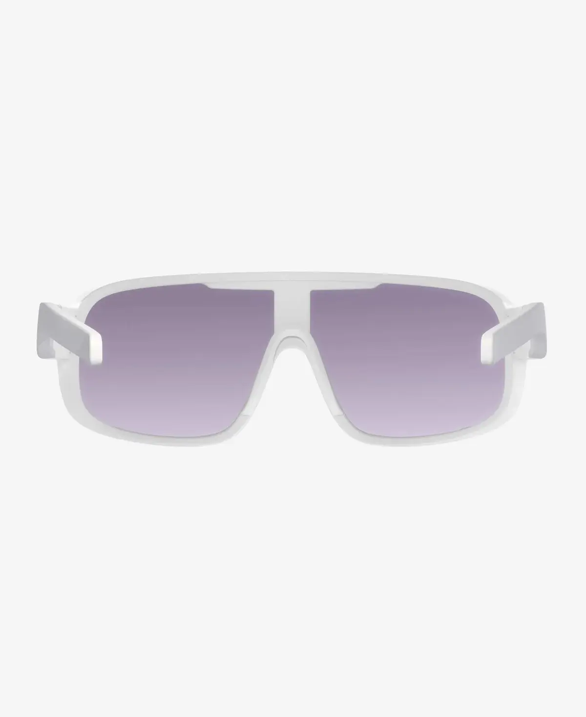 POC Aspire Wide Fit Sport Zonnebril Wit met Road Lens Zilver