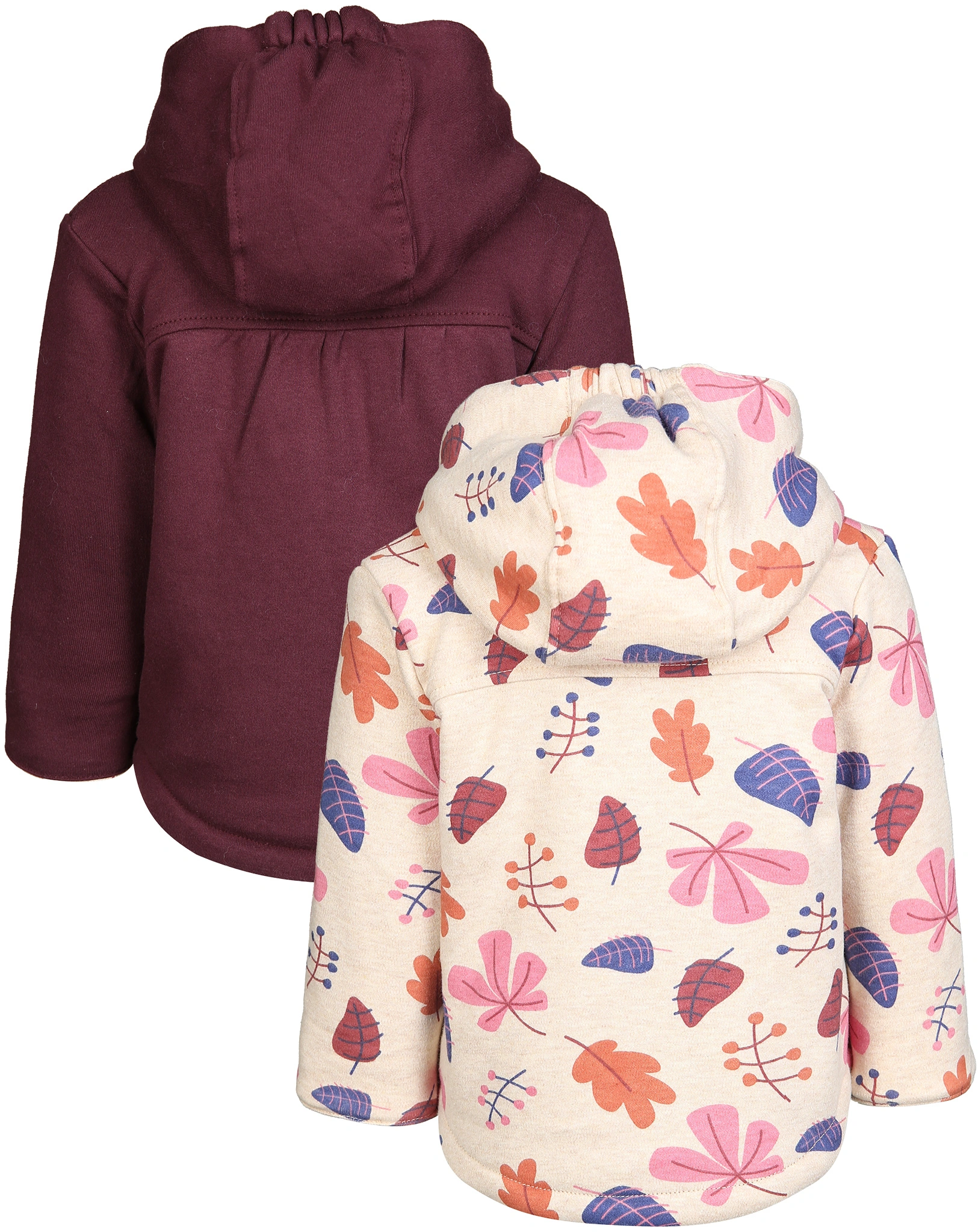 Wendejacke AUTUMN LEAVES wattiert in beige