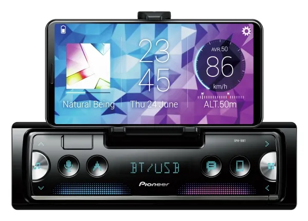 Pioneer SPH-10BT - Bil - digital modtager - in-dash - Single-DIN - 50 watt x 4