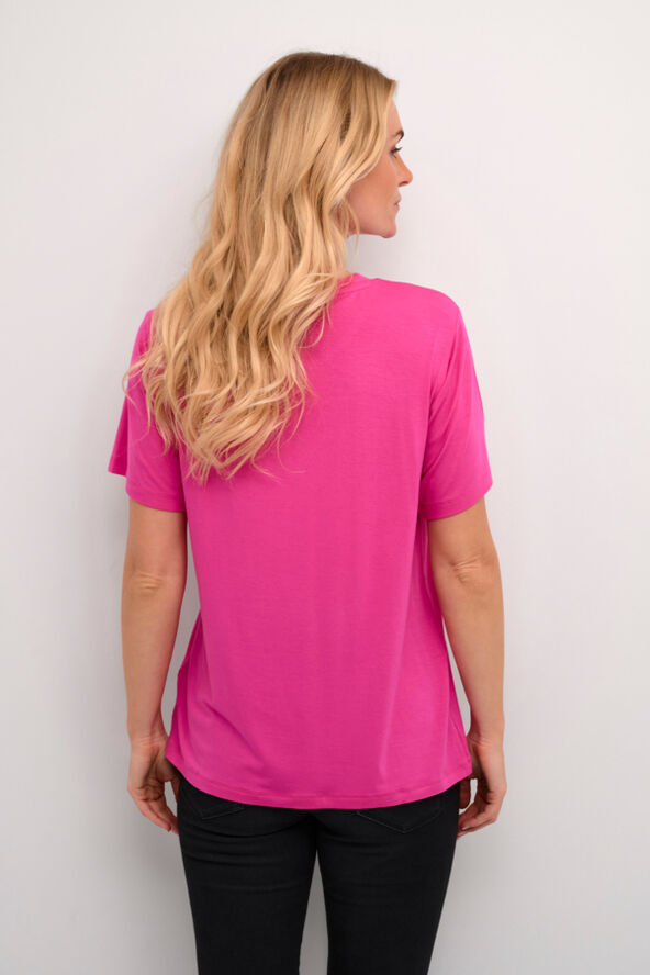 Kaffe KAfrida O-neck T-Shirt Rose violet