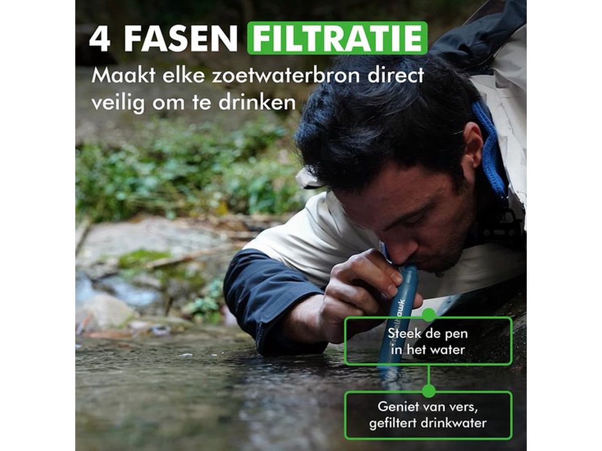 Travelhawk waterfilter - 1500 liter