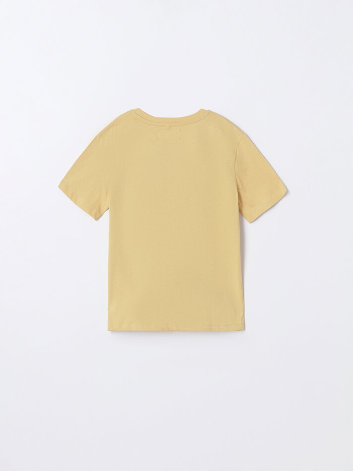 Pacote com 4 camisetas lisas de manga curta - Índigo