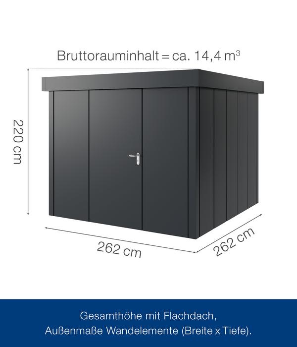 Hörmann Metallgerätehaus Juno JFD10 L-Sk