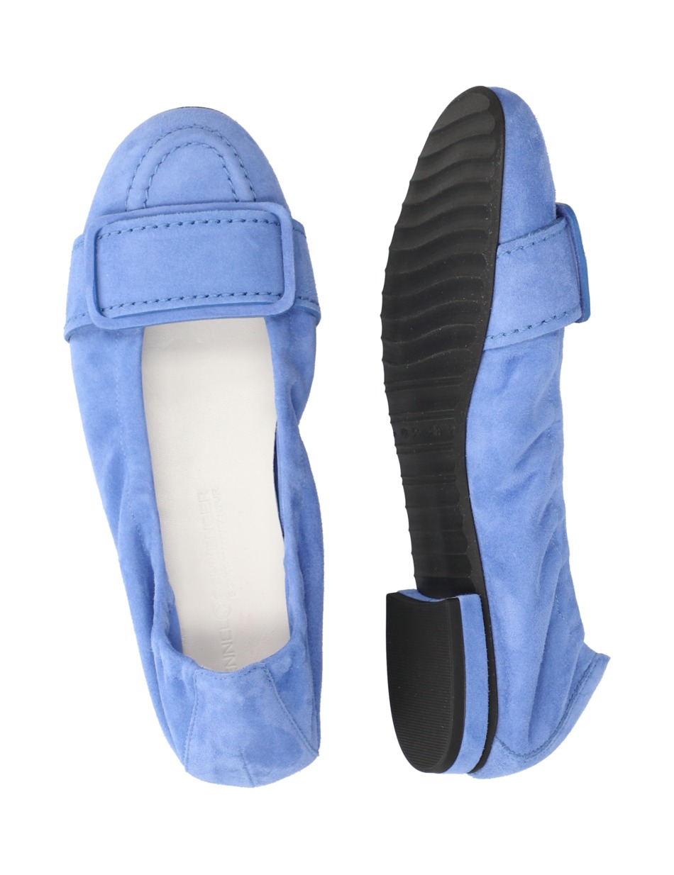 Veloursleder Ballerina