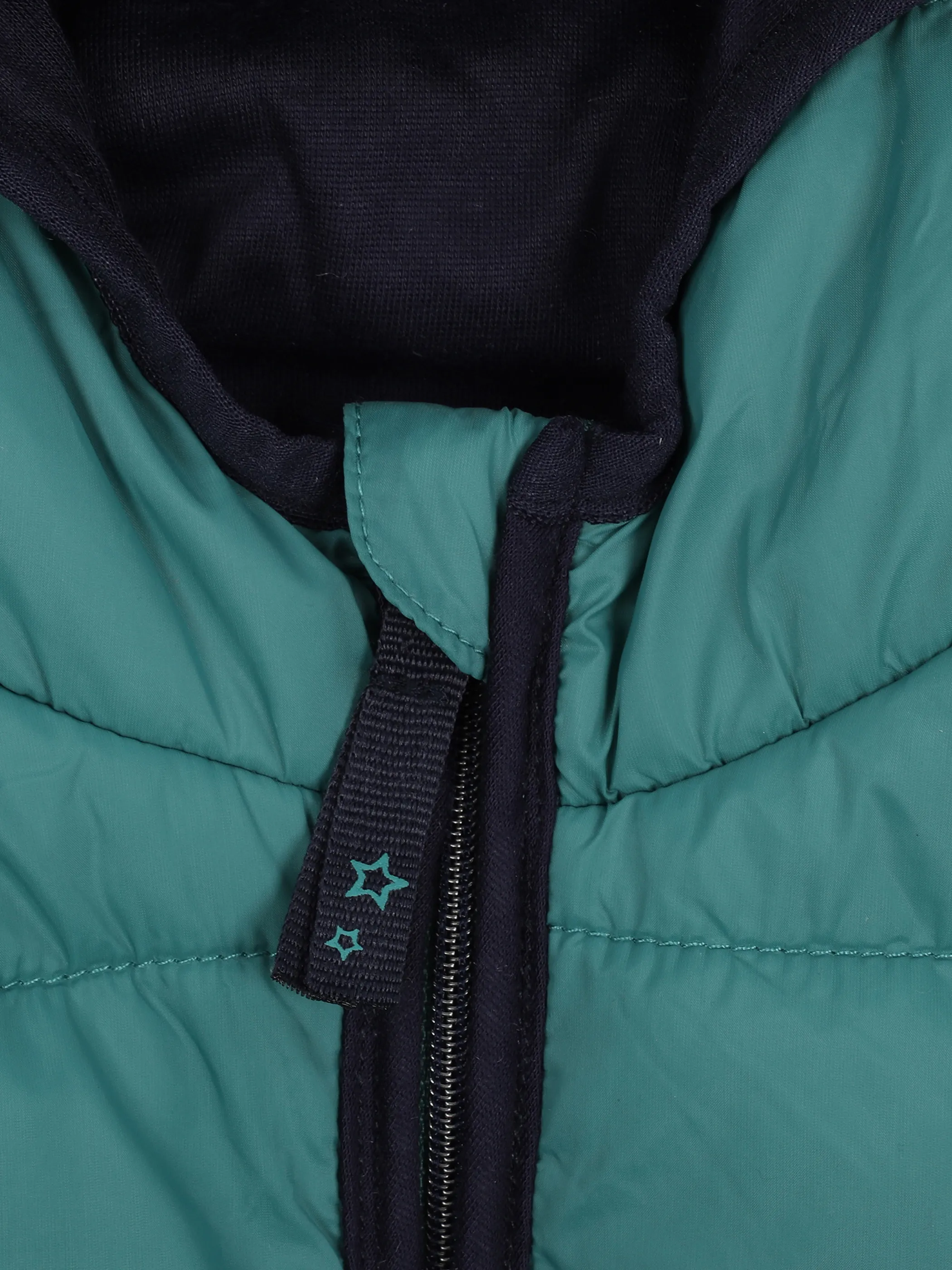 Baby Steppjacke mit Kapuze
