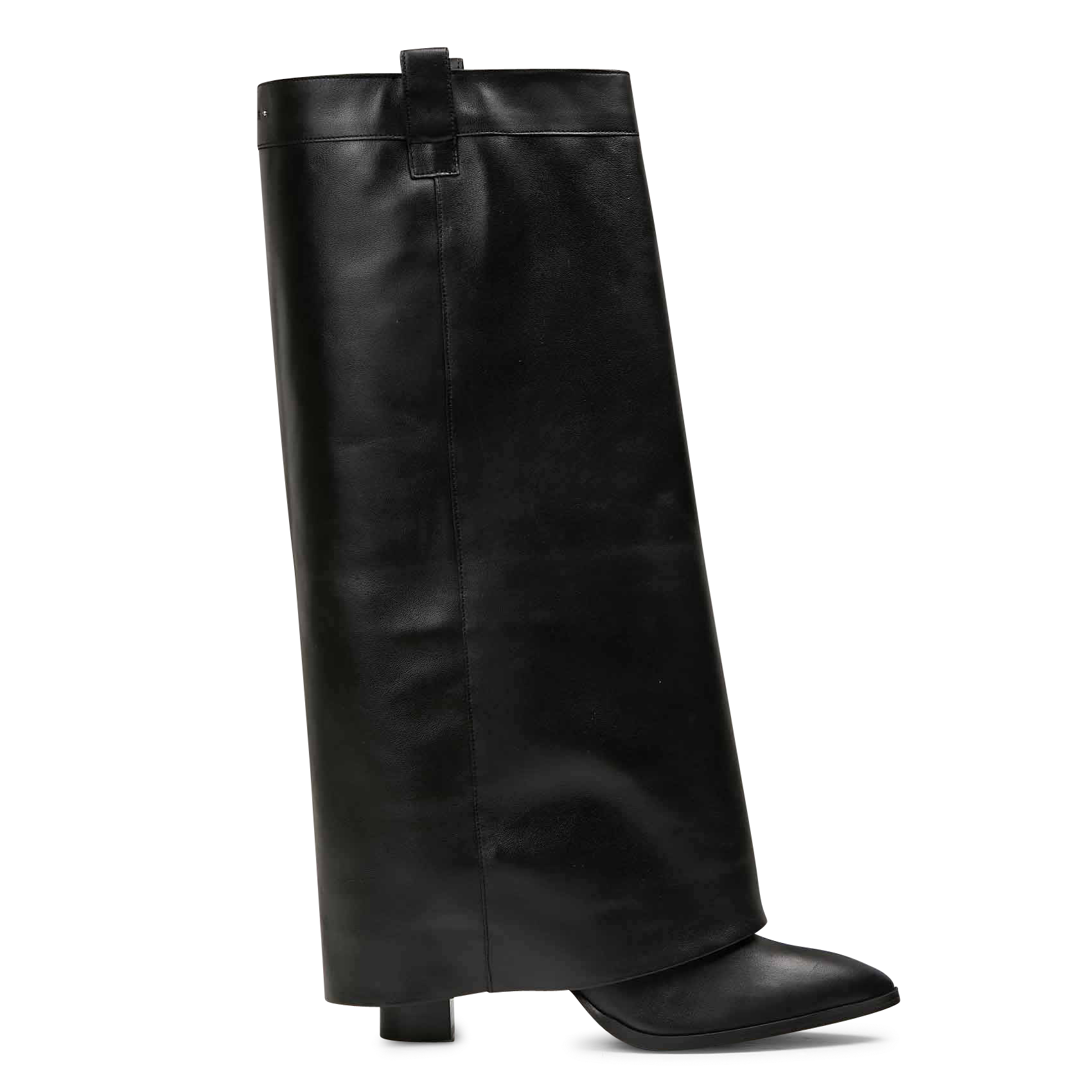 Bottes fourreau en cuir | Noir