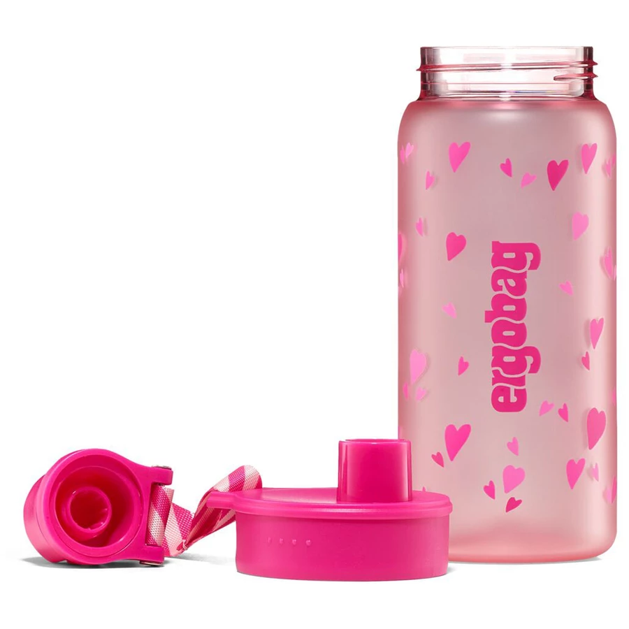 Ergobag Zubehör - Trinkflasche 550 ml Herzen