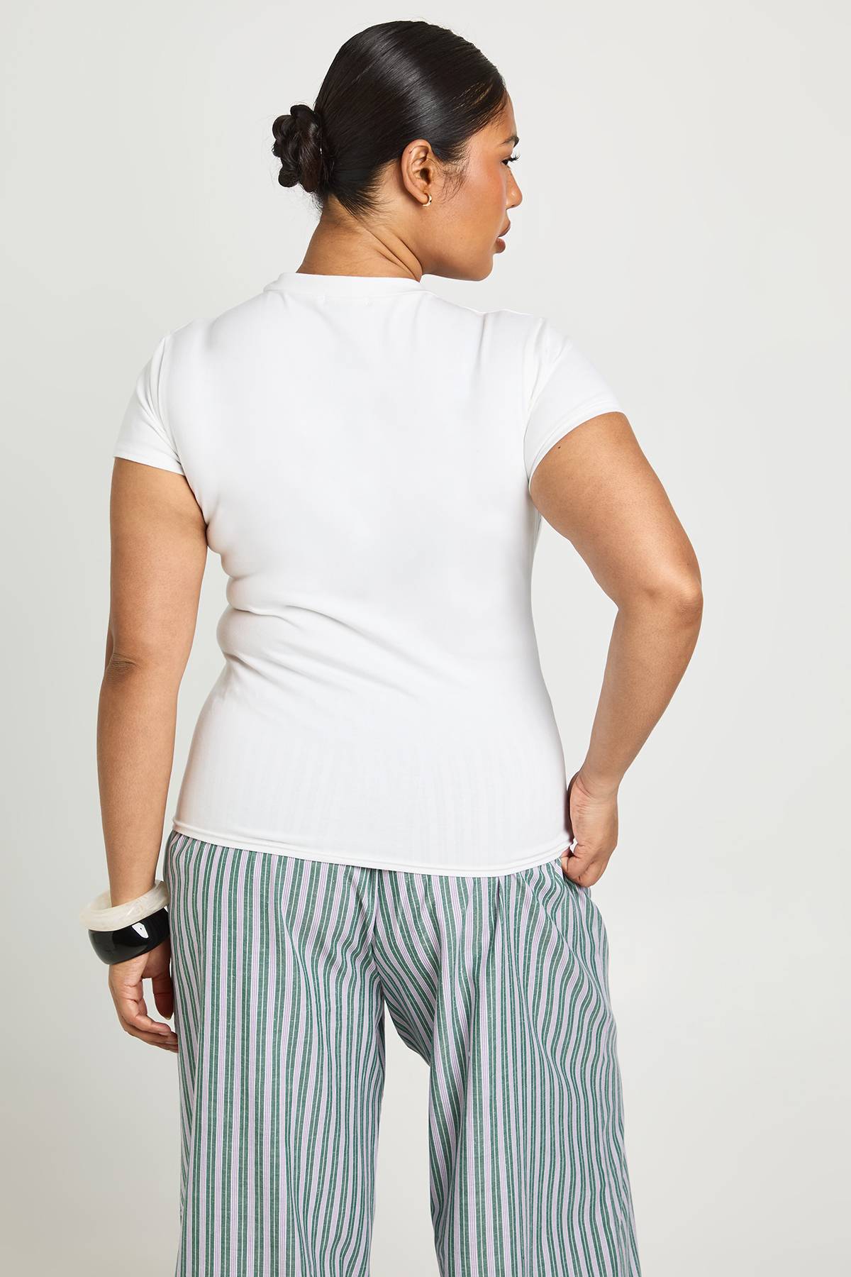boohoo T-shirt Court Grande Taille À Imprimé Floral