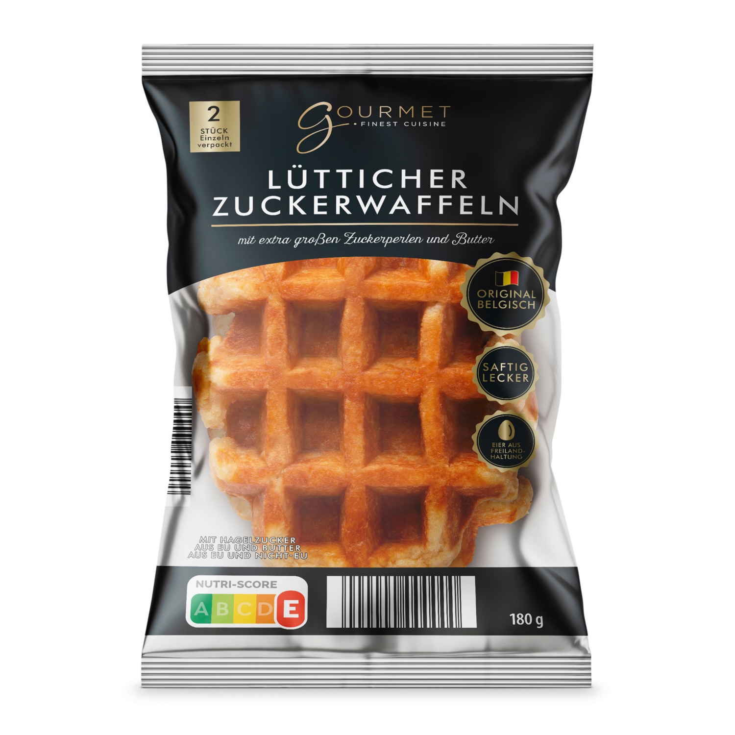 GOURMET Premium Lütticher Zuckerwaffel 180 g