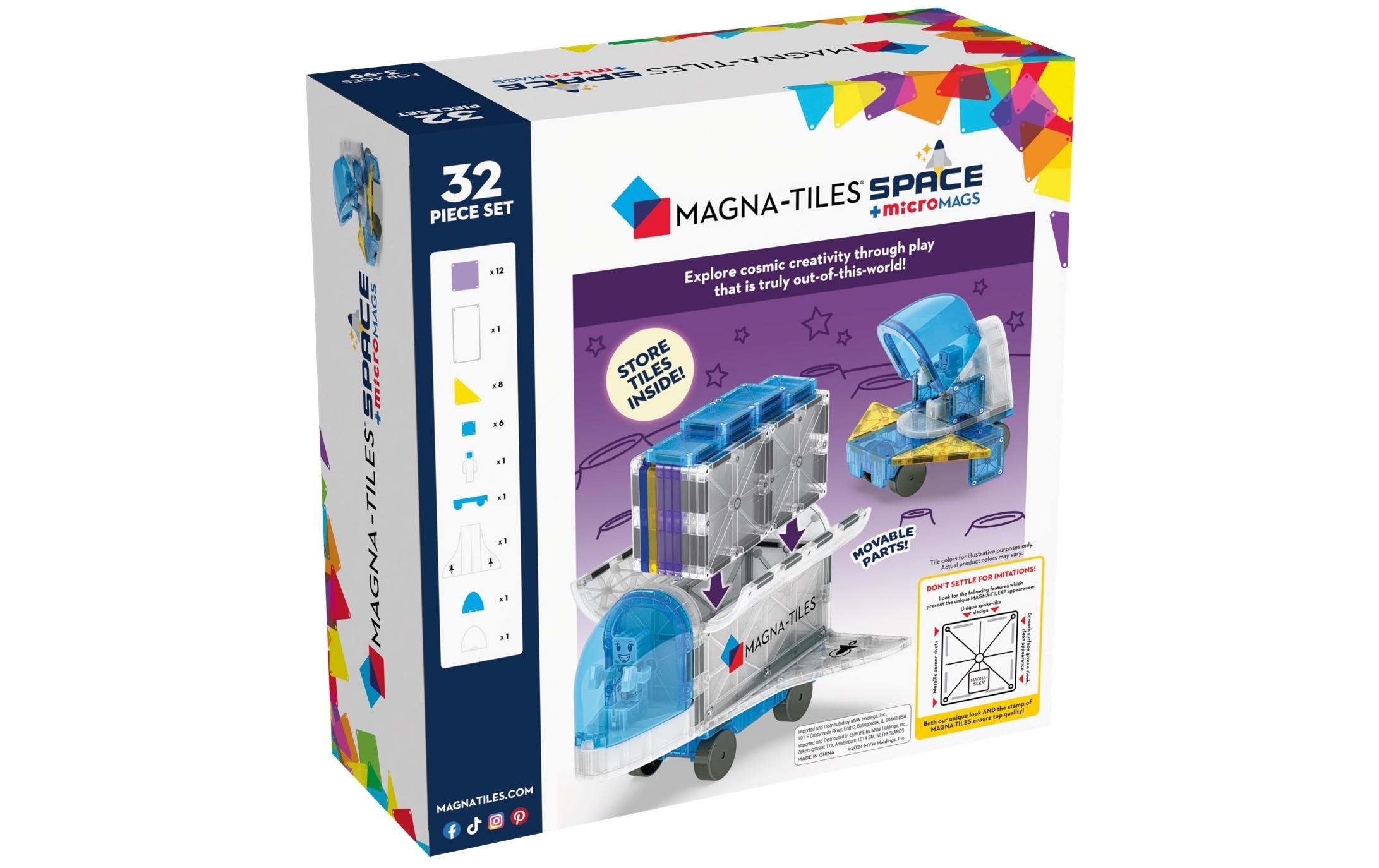 Spielbausteine »Magna-Tiles Weltraum 32-teilig«