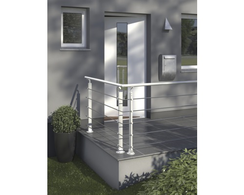 Pertura Melia hoekverbinderset aluminium voor railingset (117)