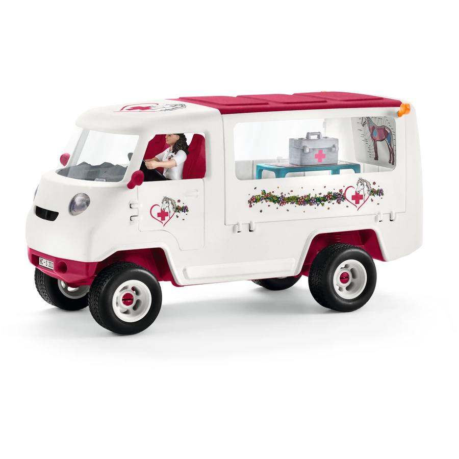 schleich® Mobile Tierärztin mit Hannoveraner Fohlen 42439