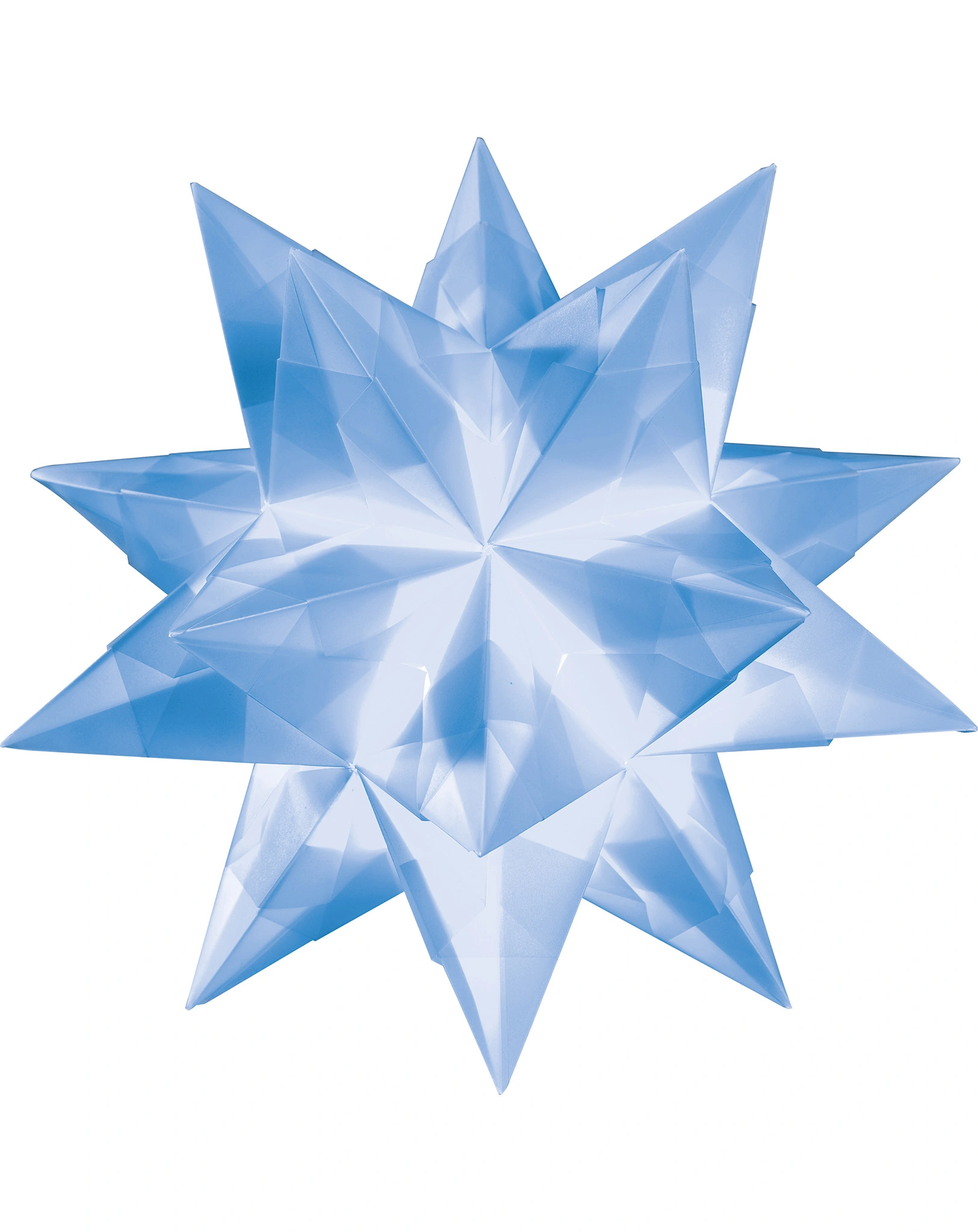 Bastelset BASCETTA STERNE TRANSPARENT PASTELL 4 x 32-teilig