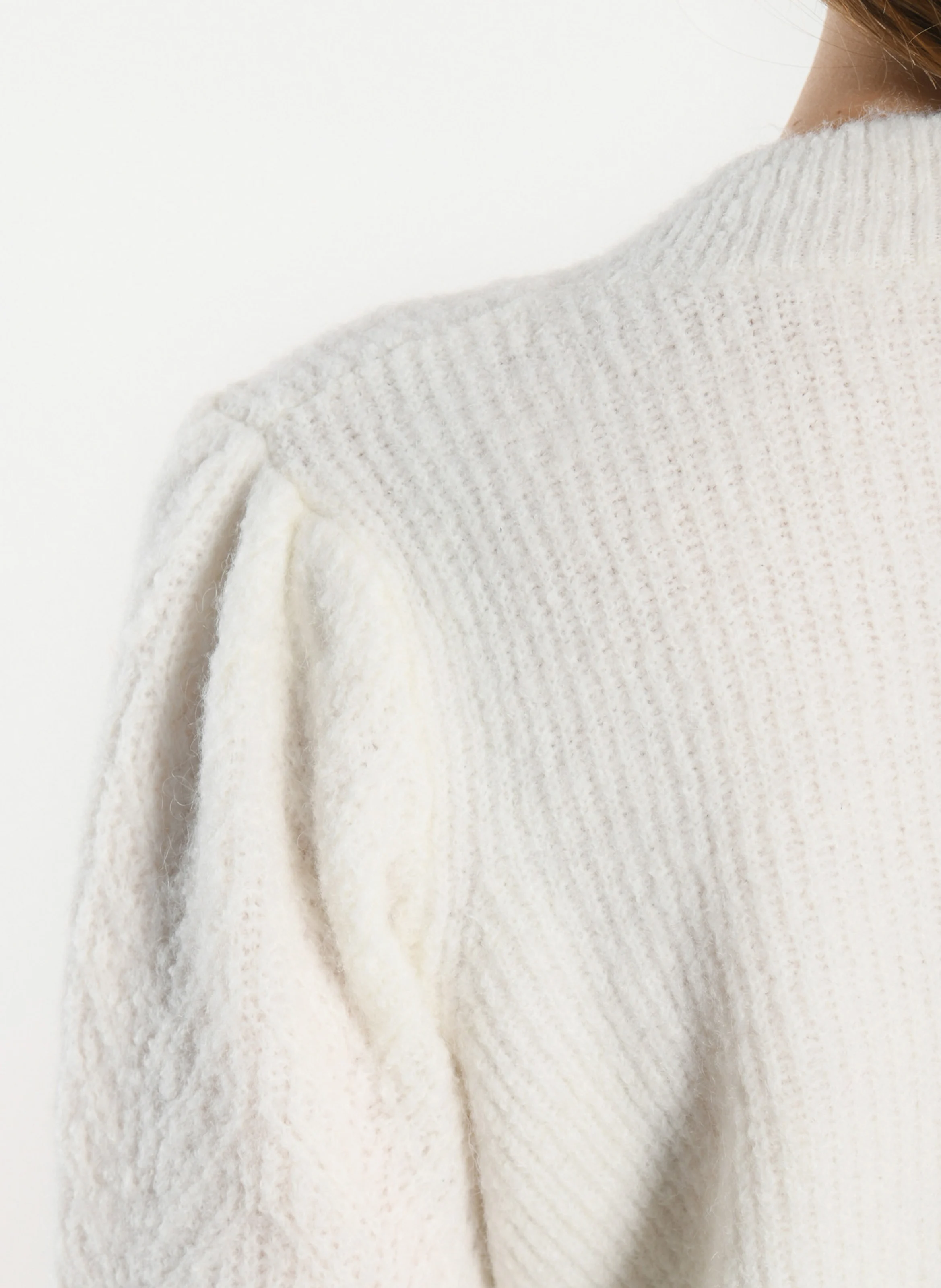 DAYANA - Pull col V| Blanc