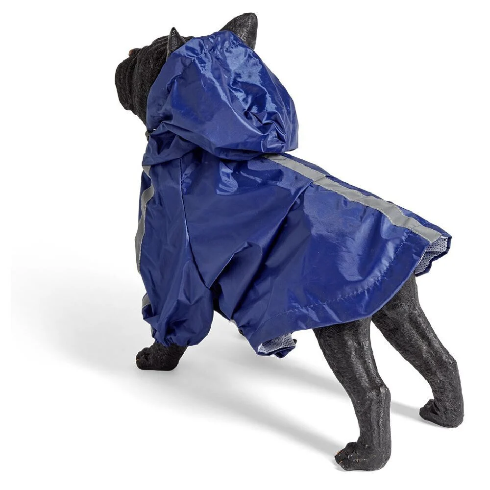 Manteau pour chien imperméable bleu - Taille L