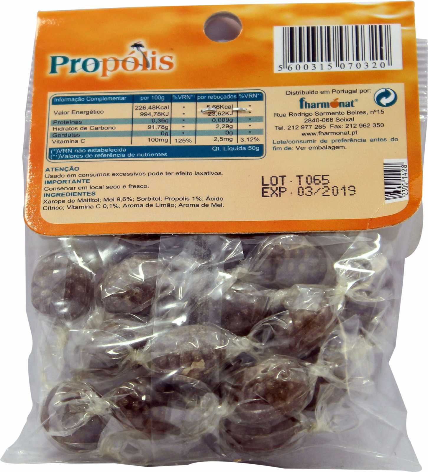 Fharmonat Própolis 20 Balas