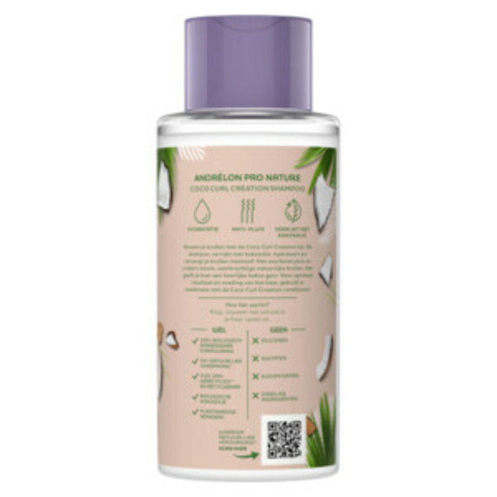 6x Andrelon Shampoo Coco Curl Creation400 ml