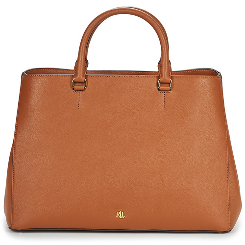 Lauren Ralph Lauren - HANNA 37-SATCHEL-LARGE Cognac