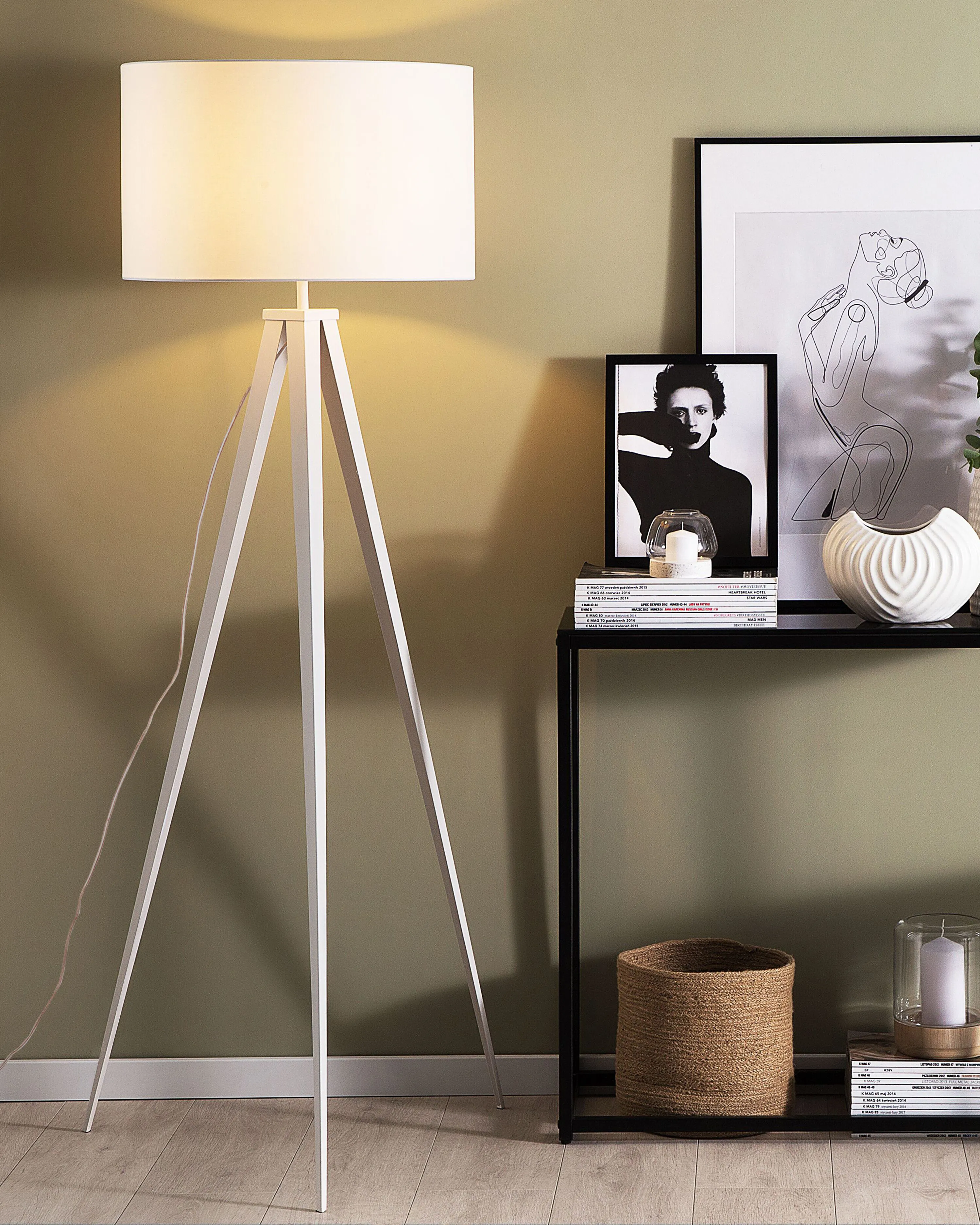 Staande lamp STILETTO Metaal Wit